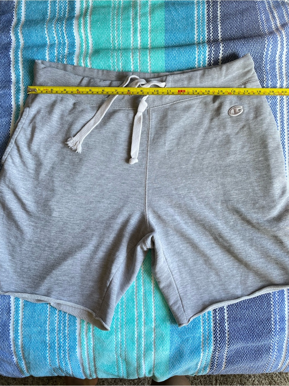 Champion Light Gray Athletic Drawstring Shorts